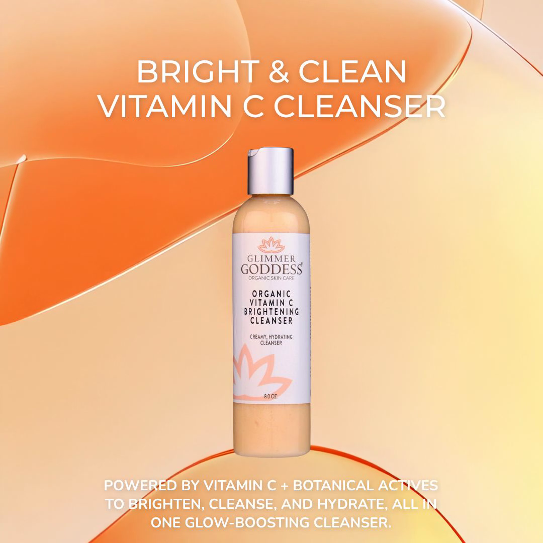 Organic Vitamin C Brightening Cleanser – Gentle Face Wash