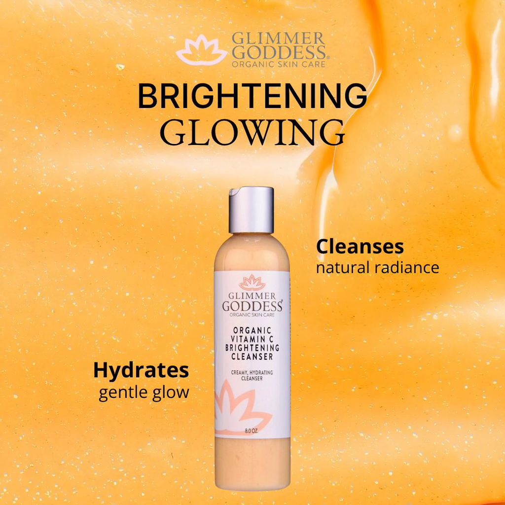 Organic Vitamin C Brightening Cleanser – Gentle Face Wash